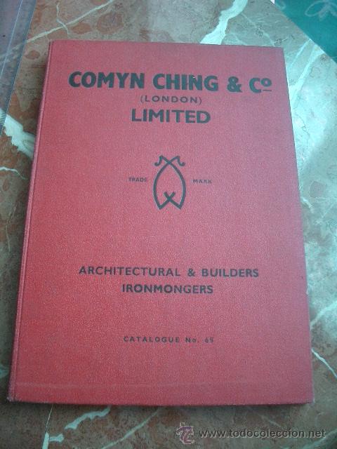 Cat&aacute;logos publicitarios: Cat&aacute;logo ingl&eacute;s de ferreter&iacute;a para constructores y arquitectos Comyn Chin n&ordm;65, 221 pag.