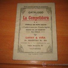 Catálogos publicitarios: CATALOGO PUBLICITARIO DE LA COMPETIDORA FABRICA DE ROPA HECHA UNICA EN SU GENERO EN CHILE 1923