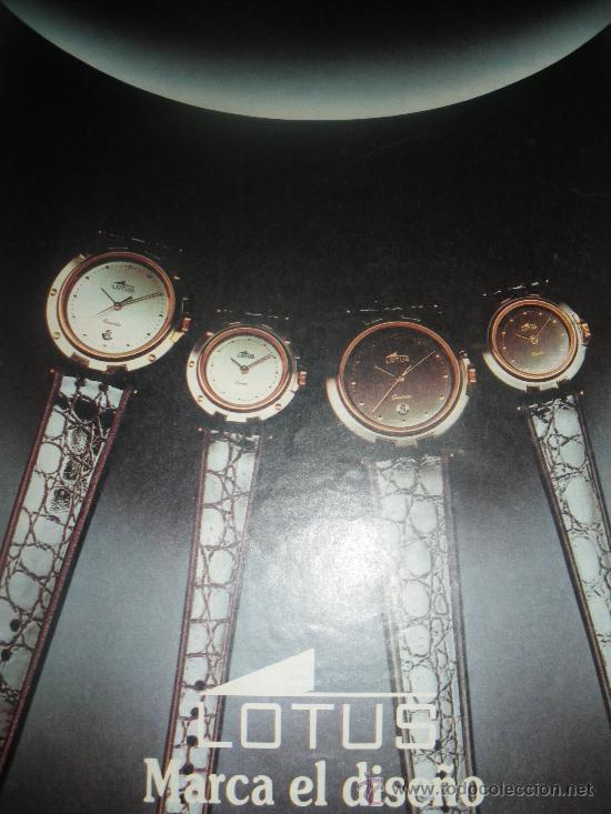 Advertising Catalogs: 5 HOJAS DE PUBLICIDAD DE RELOJES SEIKO, CITIZEN, CASIO Y LOTUS.