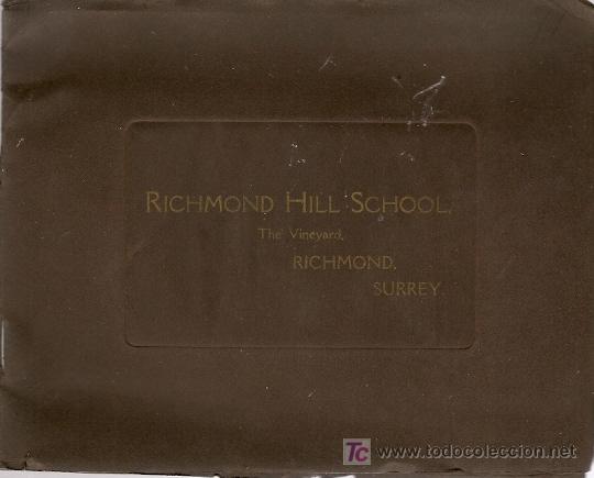 Werbekataloge: Richmond Hill School. The Vineyard, Richmond, Surrey   ( &iquest;a&ntilde;os 30 ?)