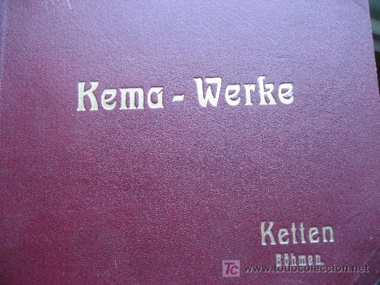 Cat&aacute;logos publicitarios: Catalogo Maquinaria Industrial. Kema- Werke. Bohemia. Checoslovaquia. A&ntilde;os 20
