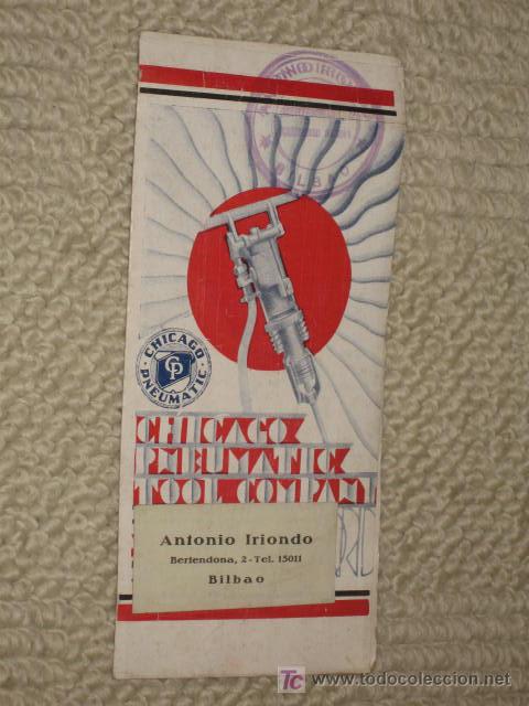 Catalogues publicitaires: Chicago pneumatic tool Company. Cat&aacute;logo de martillos neum&aacute;ticos, circa 1930