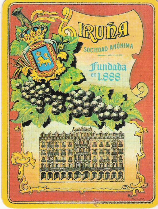 Advertising Catalogs: IRU&Ntilde;A - SOCIEDAD ANONIMA - 12.10 X 9.20 -