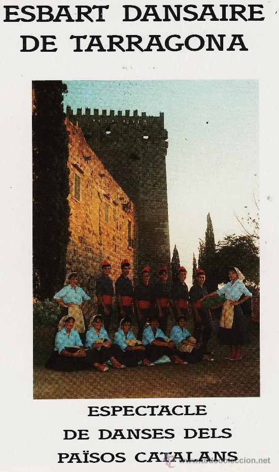 Werbekataloge: esbart dansaire de tarragona - folleto publicitario de l'esbart - a&ntilde;os 80