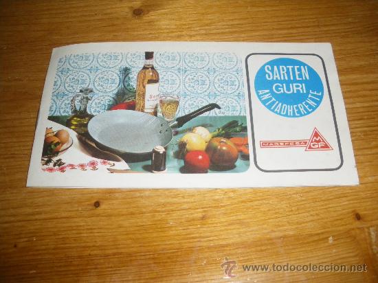Cat&aacute;logos publicitarios: SARTEN ANTIADHERENTE GURI DE MAGEFESA.