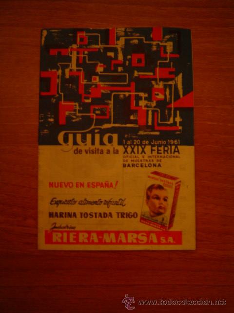 Catalogues publicitaires: ANTIGUA PUBLICIDAD DE INDUSTRIAS RIERA MARSA S.A.
