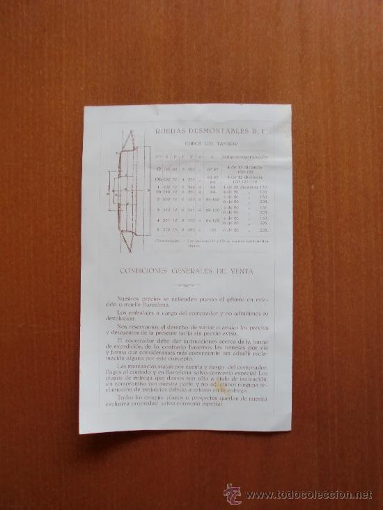 Cat&aacute;logos publicitarios: RUEDAS DESMONTABLES D.F. - Foto 3
