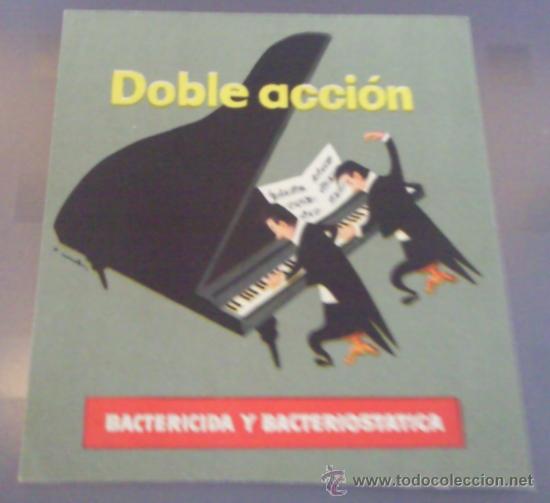 Werbekataloge: ANTIGUA PUBLICIDAD FARMACEUTICA BACTERICIDA Y BACTERIOSTATICA BUCODRIN