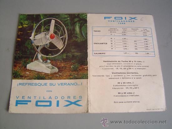 Cat&aacute;logos publicitarios: Cat&aacute;logo ventiladores FOIX. - Foto 2