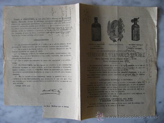 Werbekataloge: FOLLETO DE FARMACIA,CEREGUMIL FERNANDEZ SANCHEZ.