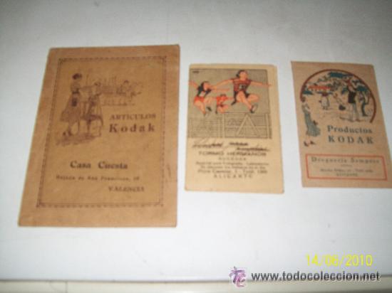 Catalogues publicitaires: TRES PEQUE&Ntilde;AS CARPETITAS PORTA FOTOGRAF&Iacute;AS