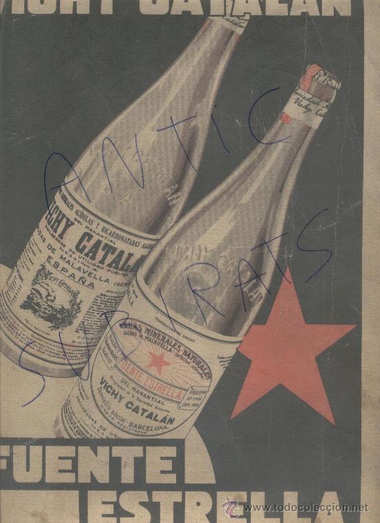 Cataloghi pubblicitari: RECORTE DE PRENSA. PUBLICIDAD.VICHT CATALAN. CALDAS DE MALAVELLA.LABORATORIOS ORIVE.LOGRO&Ntilde;O.ESTRELLA