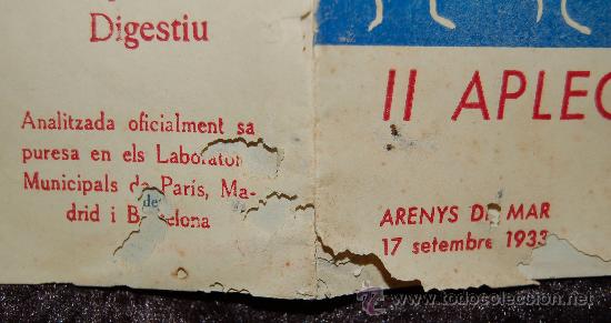 Cat&aacute;logos publicitarios: PROGRAMA DEL II APLEC DE LATENEU ARENYENC 1933 - Foto 3