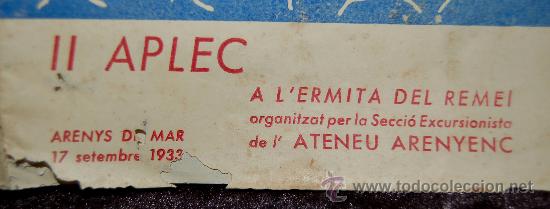 Cat&aacute;logos publicitarios: PROGRAMA DEL II APLEC DE LATENEU ARENYENC 1933 - Foto 5