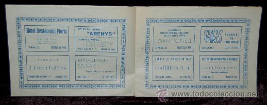 Cat&aacute;logos publicitarios: PROGRAMA DEL II APLEC DE LATENEU ARENYENC 1933 - Foto 8