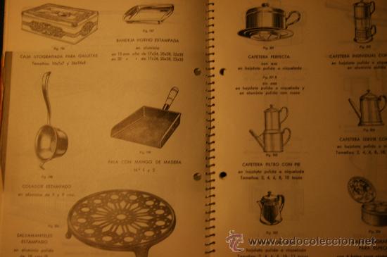 Cat&aacute;logos publicitarios: Cat&aacute;logo Comercial Metal&uacute;rgica, Barcelona. A&ntilde;os 50/60. 90 p&aacute;gs. Jaulas,cocina,ba&ntilde;o... Ver fotos