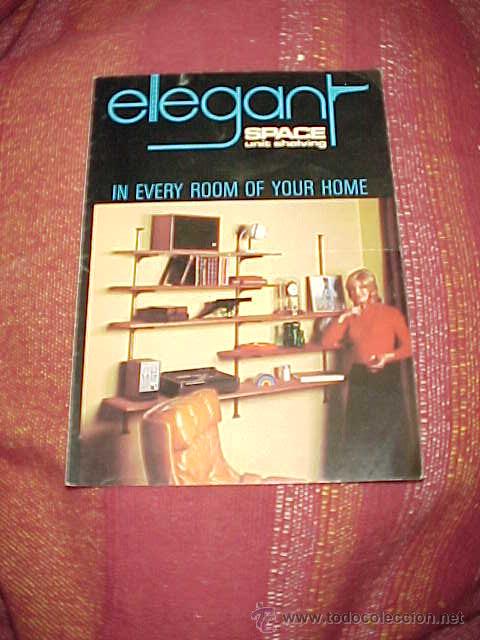 Advertising Catalogs: ELEGANT SPACE. UNERMAN GREENMAN BERGER LIMITED. LONDON. TRIPTICO PUBLICITARIO EN INGLES. ESTANTERIA