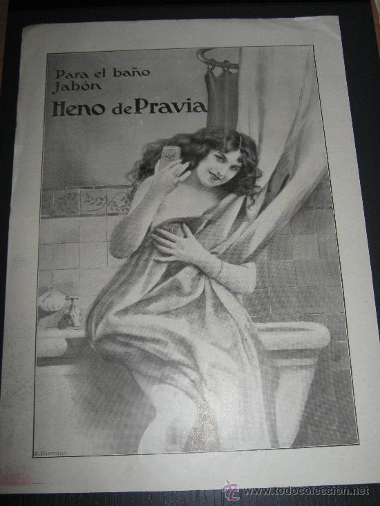 Cat&aacute;logos publicitarios: PRECIOSO ANUNCIO PUBLICITARIO RECORTE DE LA REVISTA LA ESFERA DEL A&Ntilde;O 1915, HENO DE PRAVIA