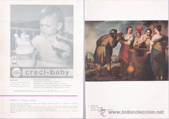Cat&aacute;logos publicit&aacute;rios: ANTIGUA LAMINA CON PUBLICIDAD FARMACEUTICA, CRECI-BABY, LABORATORIOS WASSERMANN.