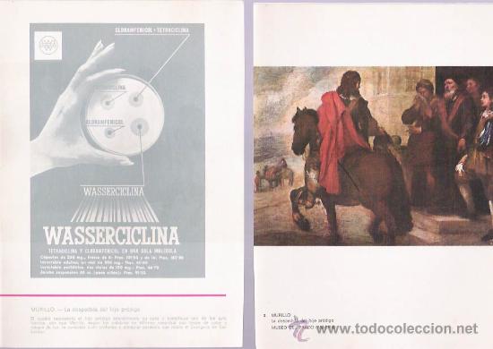 Cat&aacute;logos publicit&aacute;rios: ANTIGUA LAMINA CON PUBLICIDAD FARMACEUTICA, WASSERCILINA, LABORATORIOS WASSERMANN.
