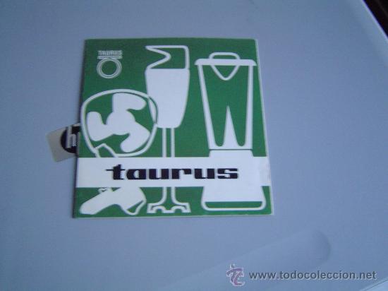 Werbekataloge: Catalogo publicitario Taurus.