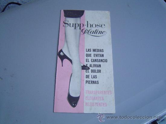 Cat&aacute;logos publicit&aacute;rios: Catalogo publicitario Medias Platino Supp - hose.