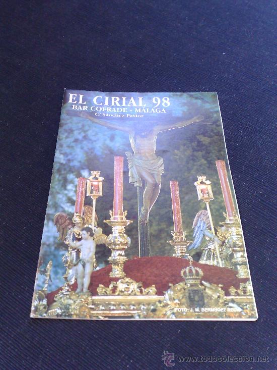 Cat&aacute;logos publicitarios: ITINERARIO SEMANA SANTA MALAGA 1998 PUBLICIDAD CRUZCAMPO