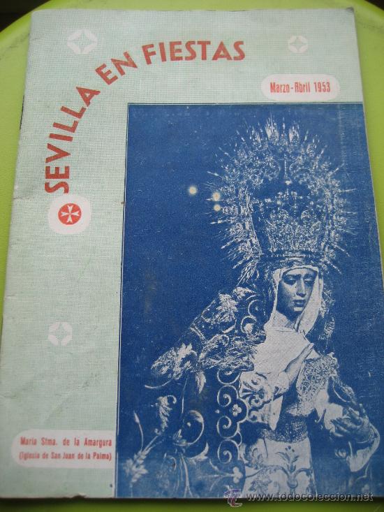 Cat&aacute;logos publicitarios: Sevilla. Sevilla en Fiestas. 1953. Programa de las fiestas.