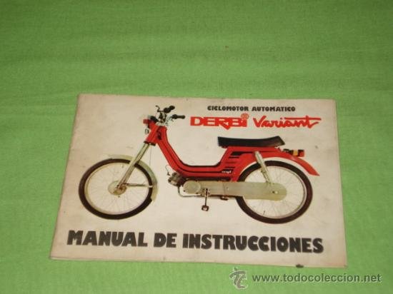 manual de instrucciones derbi variant - Compra venta en todocoleccion