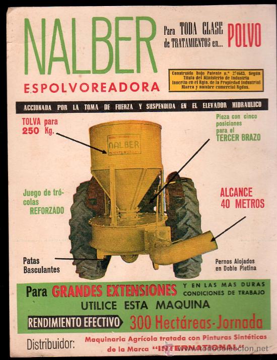 Cat&aacute;logos publicitarios: PUBLICIDAD DE LA ESPOLVOREADORA NALBER - Foto 1