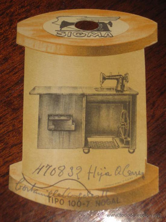 Werbekataloge: ANTIGUO CATALAGO DE PUBLICIDAD DE MAQUINAS DE COSER SIGMA - TROQUELADO - MIDE 10 X 8,5 CMS - 8 PAG.