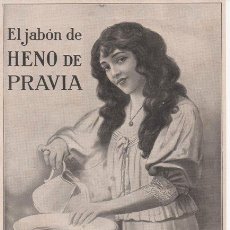 Catálogos publicitarios: PUBLICIDAD ANTIGUA. COSMÉTICA. JABÓN HENO DE PRAVIA. PETROLEO GAL. PERFUMERÍA GAL. MADRID. 1915.. Lote 26759241