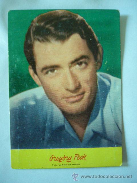 Cat&aacute;logos publicitarios: TARJETA CONTROL DE PESO.  GREGORY PECK  DORSO PUBLICIDAD FARMACIA CRESPO.  MALAGA. 7 X 9 CM