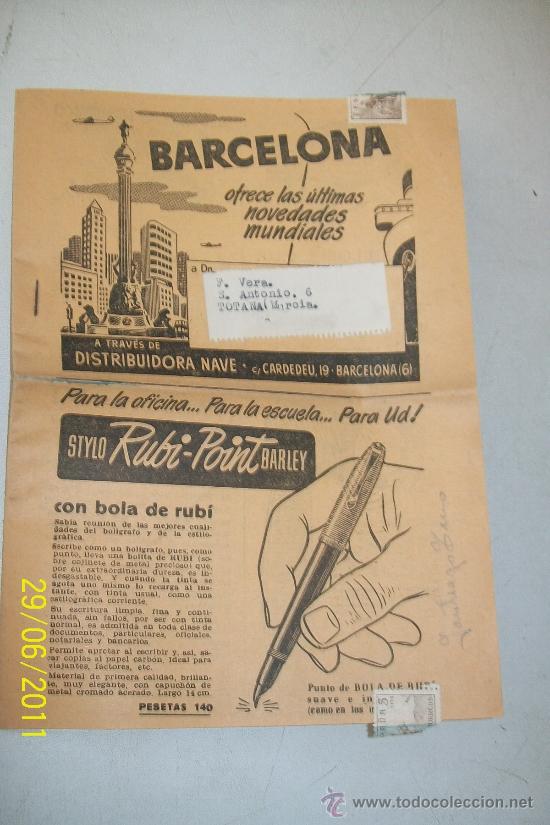 Catalogues publicitaires: BARCELONA LE OFRECE LAS &Uacute;LTIMAS NOVEDADES MUNDIALES A TRAVES DE:DISTRIBUIDORA NAVE