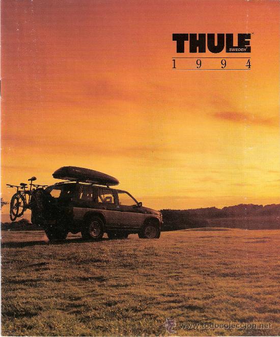 Werbekataloge: Thule. Sweden. 1994. Cat&aacute;logo de sistemas portaequipajes.