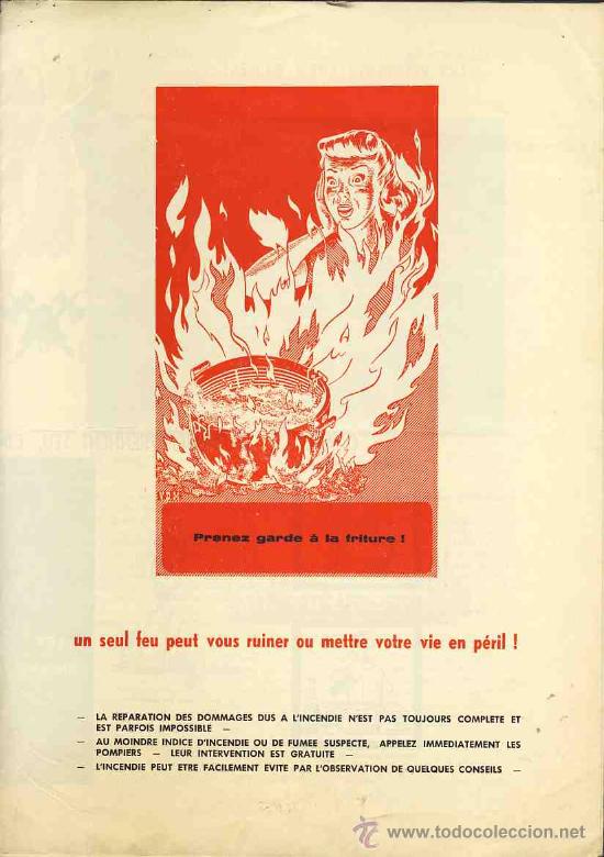 Cat&aacute;logos publicitarios: Folleto sobre prevencion de incendios en el hogar. Bomberos (ver fotos adic)