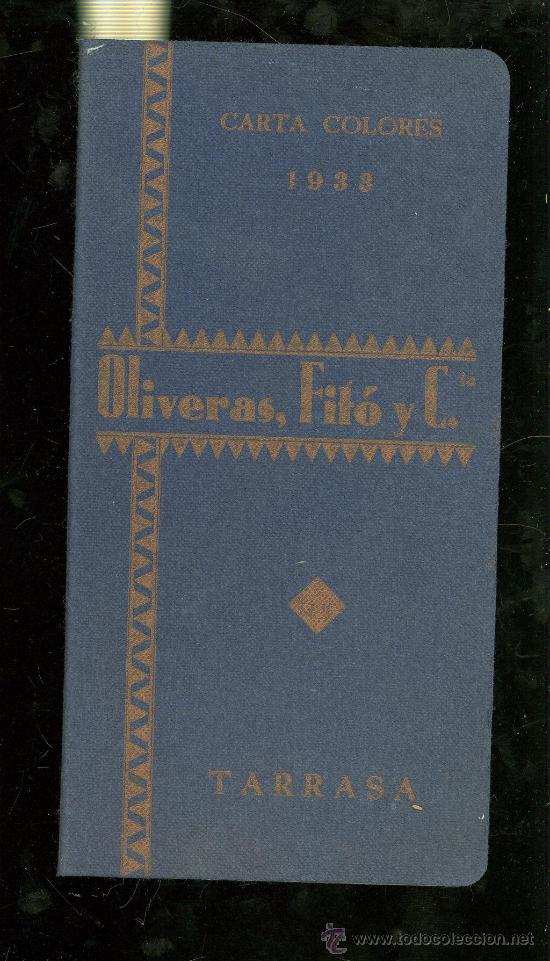 Werbekataloge: CATALOGO DE PINTURAS. 1933. OLIVERAS, FITO Y CIA. TERRASA.