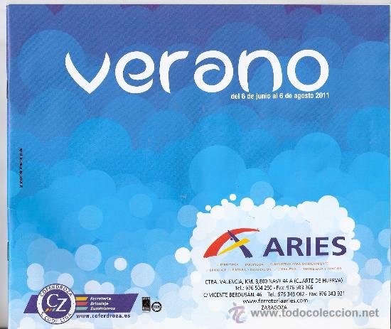 Werbekataloge: Cat&aacute;logo Publicitario. Aries. Coferdroza. Ferreter&iacute;a,bricolaje,suministros. Verano 2011.