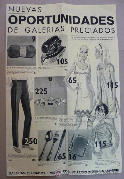Catalogues publicitaires: CATALOGO GALERIAS PRECIADOS,VENTA POR CORRESPONDENCIA-MADRID A&Ntilde;O 1969
