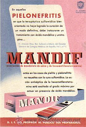 Catalogues publicitaires: PUBLICIDAD MANDIF - DR.ANDREU BARCELONA - A&Ntilde;OS 30/40