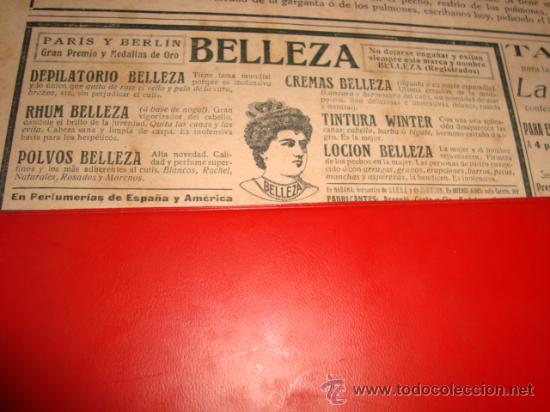 Advertising Catalogs: papel publicitario 1919 , publicidad de la epoca, belleza, cremas locion polvos depilatorio....