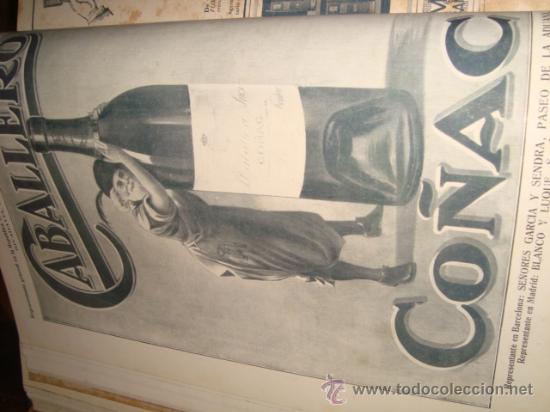 Catalogues publicitaires: papel publicitario 1919 , publicidad de la epoca, co&ntilde;ac caballero,