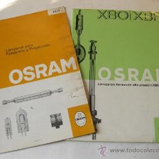Catálogos publicitarios: CATALOGOS DE LAMPARAS OSRAM - 1977