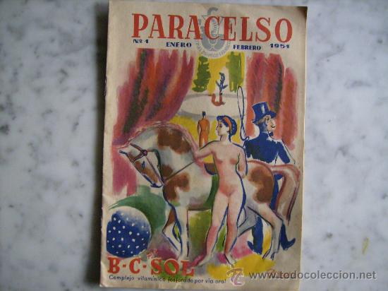 Werbekataloge: PARACELSO N&ordm; 1,INDUSTRIAS QUIMICO-FARMACEUTICAS.A&Ntilde;O 1951.