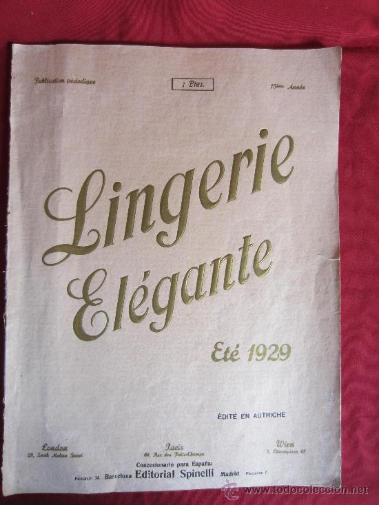 bonito catalogo antiguo lenceria elegante - - Catálogos publicitarios antiguos - 29667199