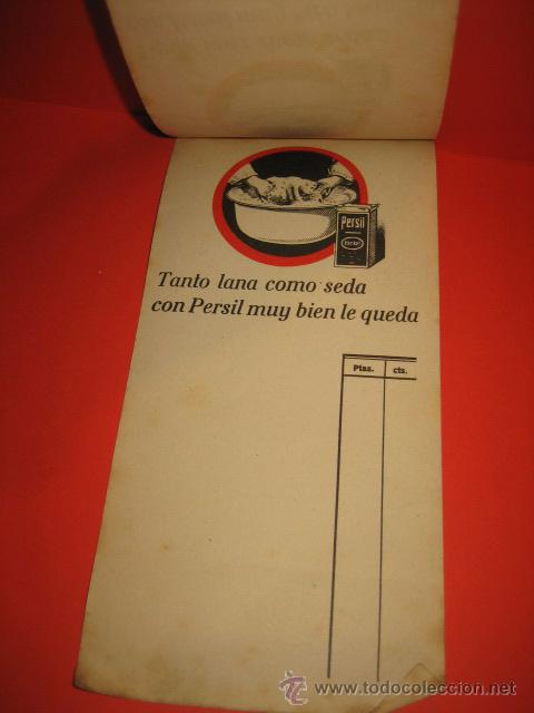 Cat&aacute;logos publicitarios: PUBLICIDAD PERSIL HOJAS DE UNA LIBRETA - Foto 1
