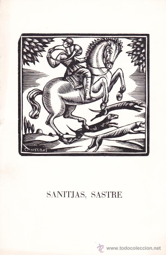 Cat&aacute;logos publicitarios: Sanitjas, Sastre Barcelona 1973