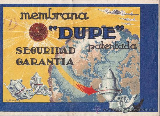 Cat&aacute;logos publicitarios: Membrana Dupe de J.Dur&aacute; Reus