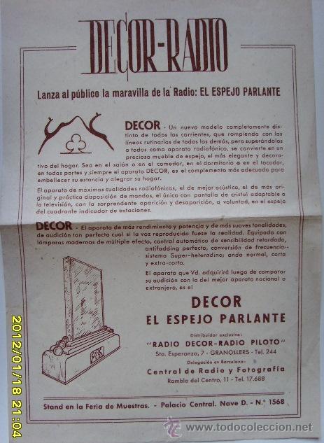 Cat&aacute;logos publicitarios: DECOR-RADIO - Foto 1