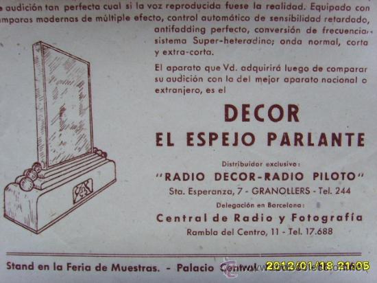 Cat&aacute;logos publicitarios: DECOR-RADIO - Foto 3